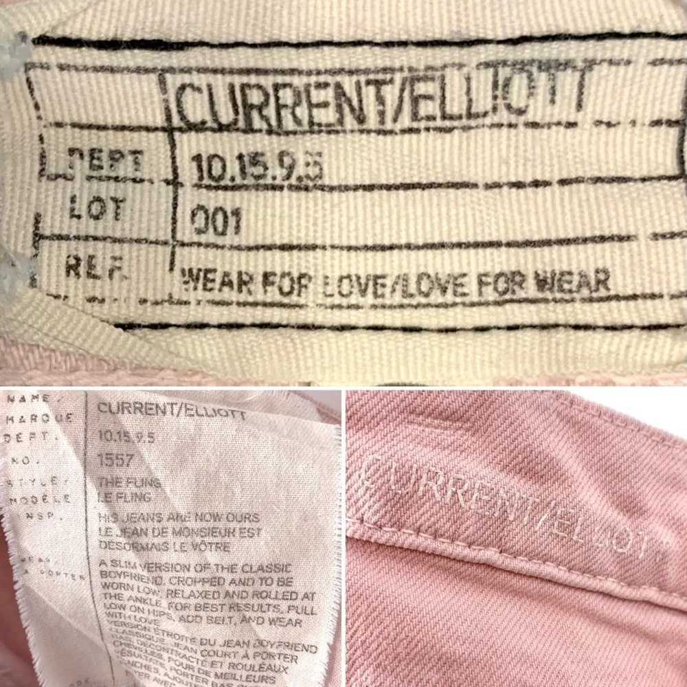 Current Elliot The Fling Forever Pink Relaxed Jeans - Picture 8 of 8